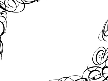 Curly Border Designs Clipart
