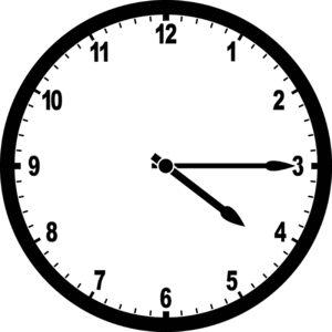 At Quarter Past Four | Free Images - vector clip art ...