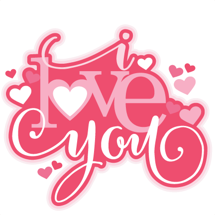 I Love You Clipart Cute