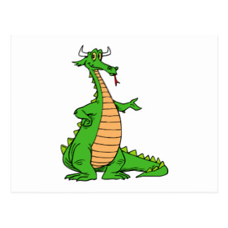 Friendly Dragon Postcards | Zazzle