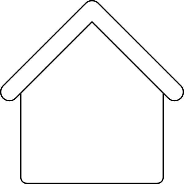 Best Photos of House Outline Template - Blank House Clip Art ...
