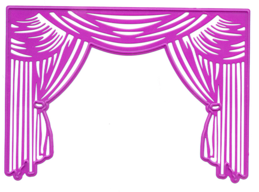 6002 0089 CURTAINS - theatre JOY CRAFTS Cut Emboss dies