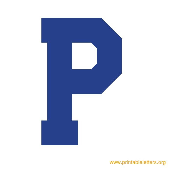 Printable Varsity Letters | Printable Alphabet Letters