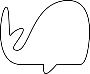 Whale Outline Clipart