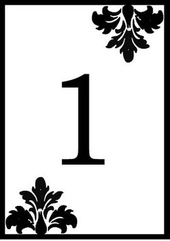 VegasBride2010----- free Damask table numbers!! - DIY - Project ...