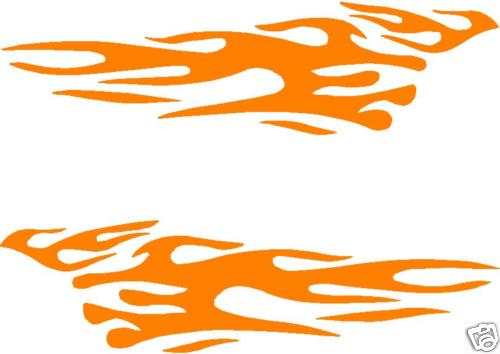 Car truck motorcycle boat flame flames decal decals 4x4 graphics ...