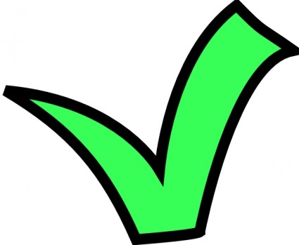 Check Mark Ok clip art Free vector in Open office drawing svg ...