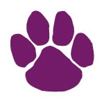 Purple Paw Print Temporary Tattoo | MonsterMarketplace.