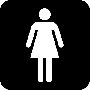 Ladies Room 2 Clip Art - vector clip art online ...