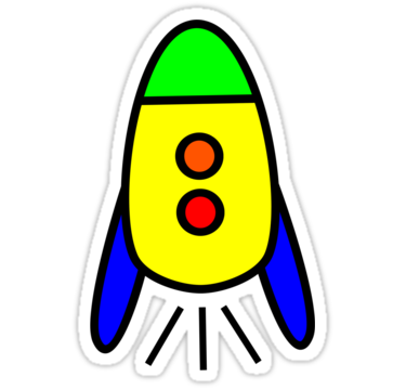 Cartoon Rocket Ship