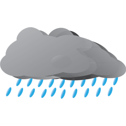 Rain Cloud Icon, PNG ClipArt Image