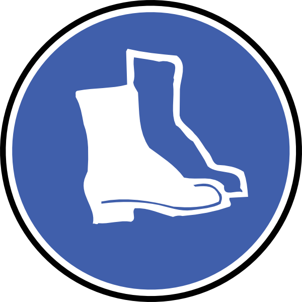 Wear Shoes clip art Free Vector