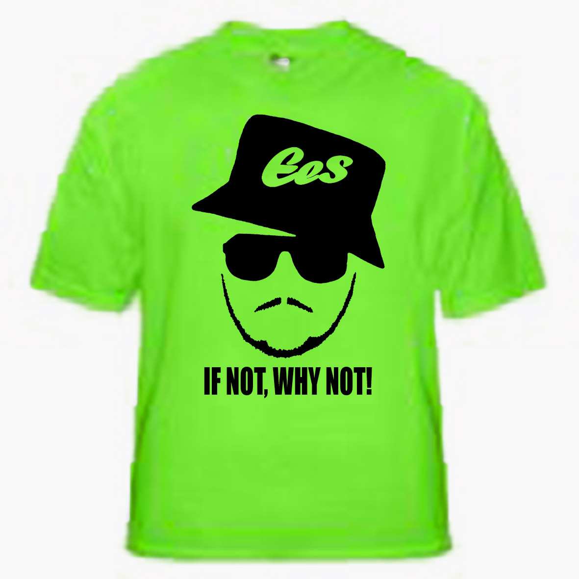 If Not, Why Not!” T-shirt (green) | EES
