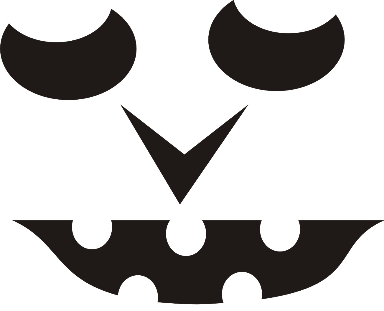 Free Pumpkin Faces Carving Stencils and Templates - 9th Street Trends