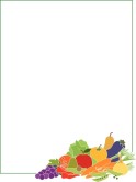 Restaurant Food Menu Borders - MustHaveMenus