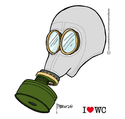 Cartoon Gas Mask Zombieart4search.com | art4search.com