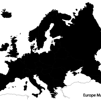Europe Maps Free Vector | 123Freevectors