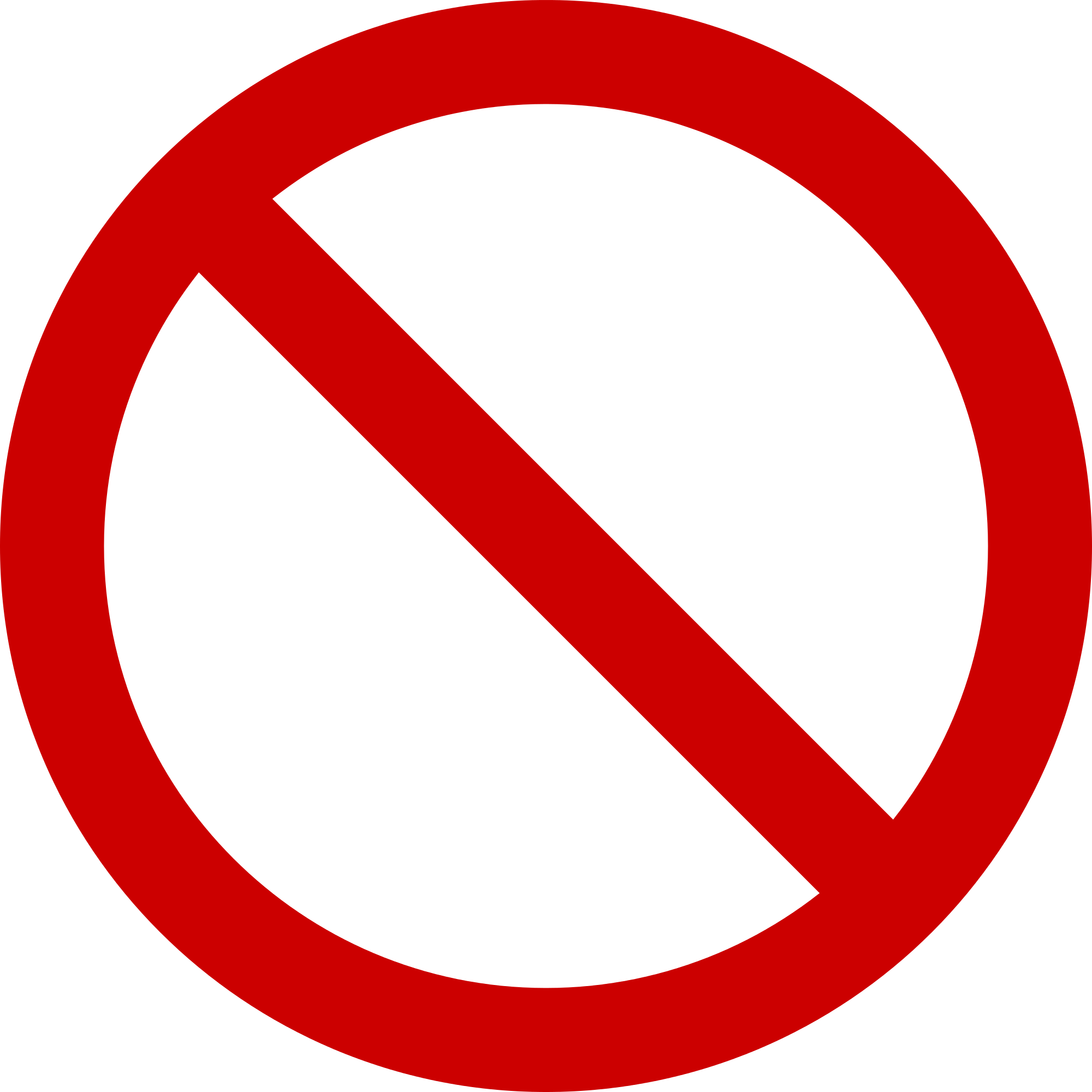 NO Sign.png - ClipArt Best