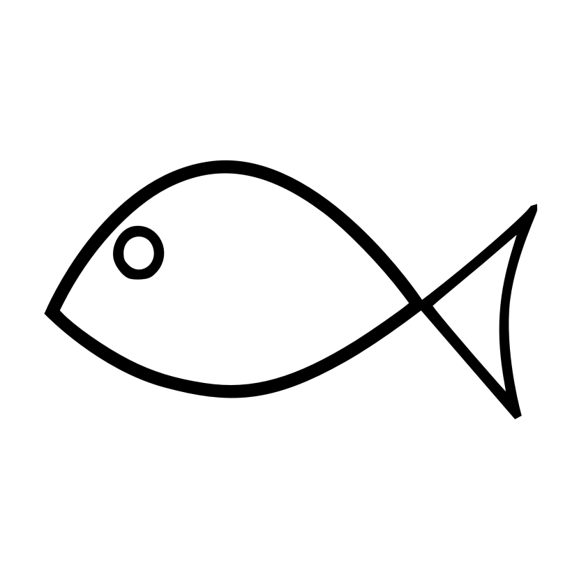 Fish clip art outline