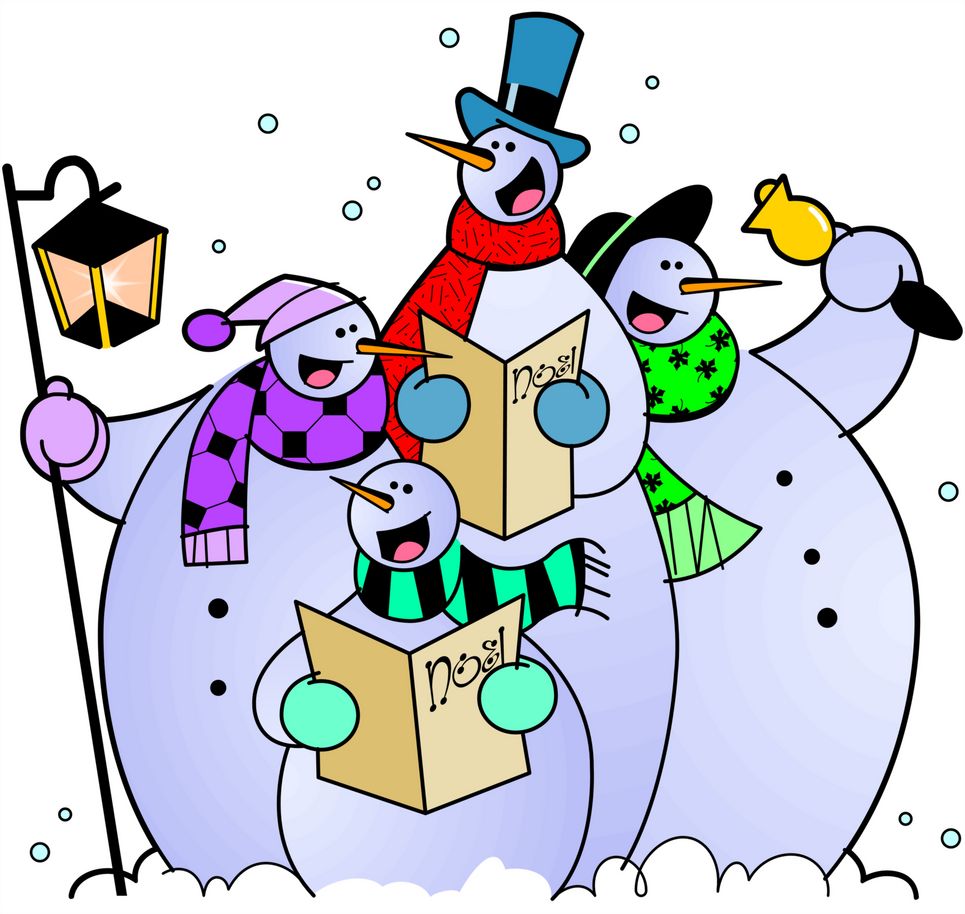 Singing Christmas Angels Clipart