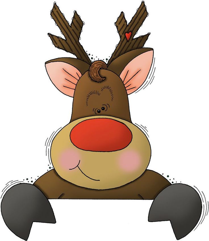 1000+ images about Clip - Rudolf | Reindeer, Natal ...