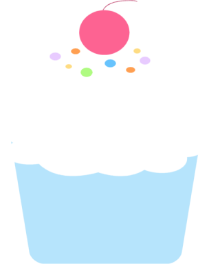 Cupcake Border Clip Art