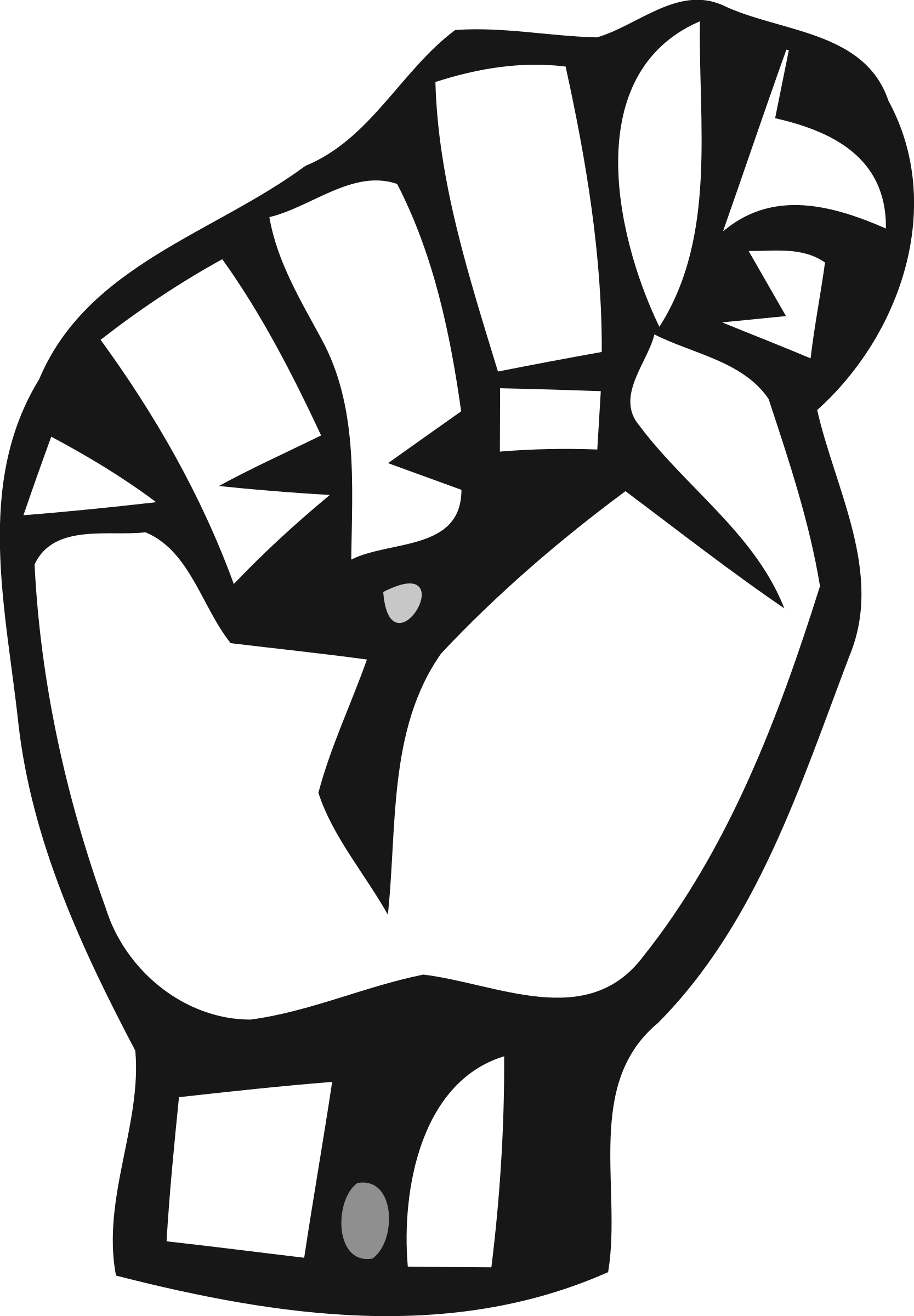 Clipart - Deaf Alphabet T