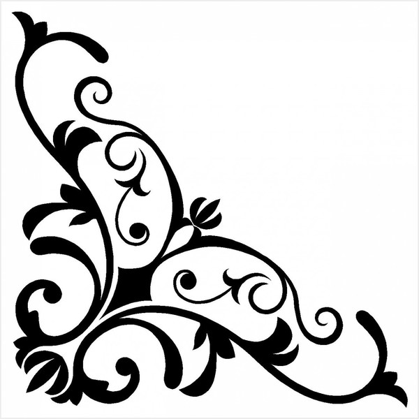 Free Corner Border Clipart Image - 1835, Corner Border Clipart ...