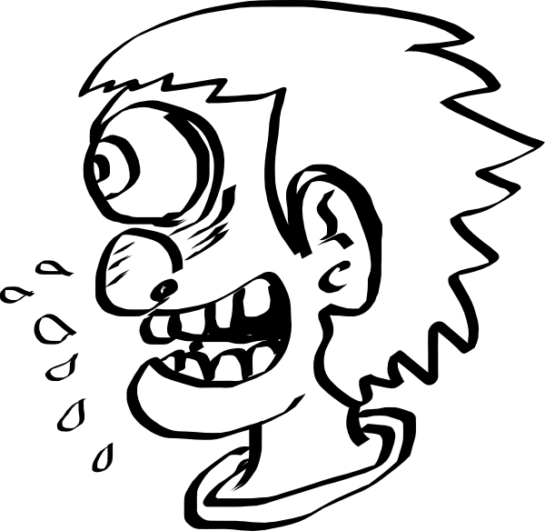 Image Of A Crazy Person Cartoon - ClipArt Best