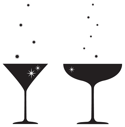 Champagne flute clip art