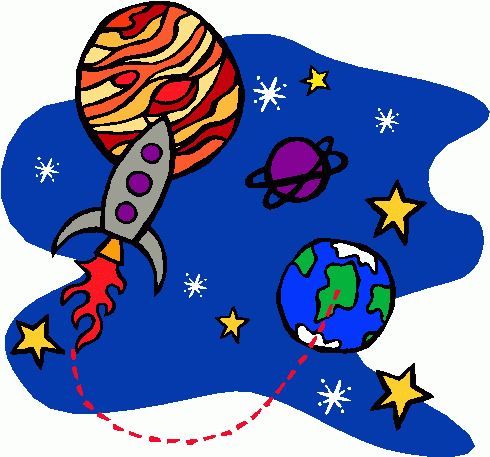 Clipart of rocket ship
