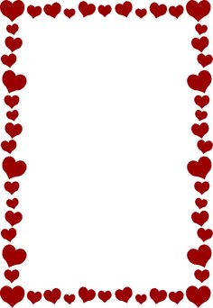 Valentine border clip art free