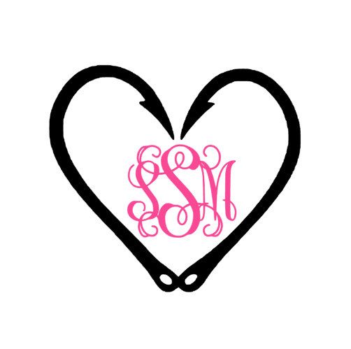 Monogram decal, Hooks and Vinyls