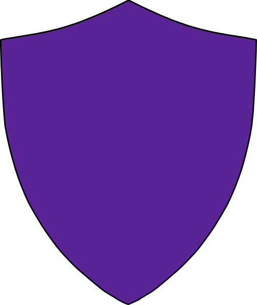 Shield Outline By Jenny Red Crest Kareem Purple