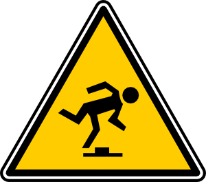 Tripping Hazard clip art - vector clip art online, royalty free ...