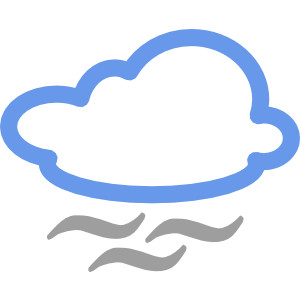 Cloudy Weather Symbols clip art - Polyvore