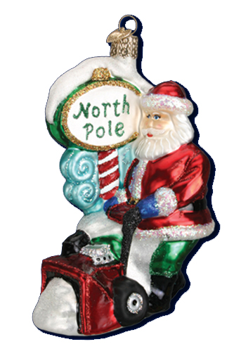 Merck Familys Old World Christmas Ornaments Santas