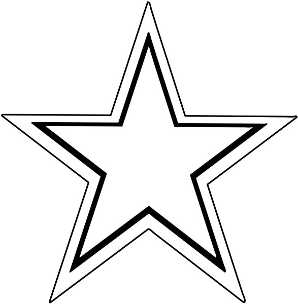 Star black and white star clip art black white free clipart images ...