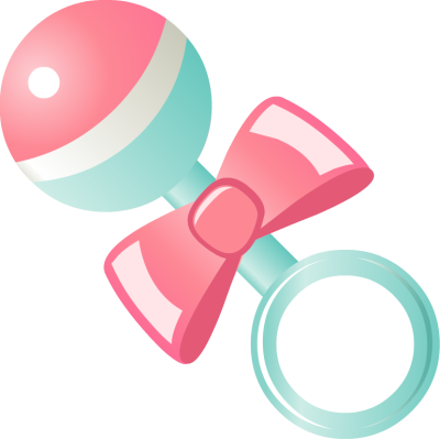 Baby rattle baby toys clipart