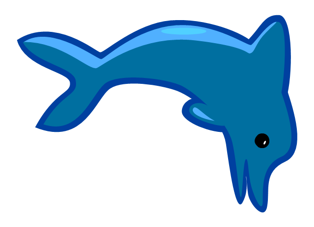Funny aquatic fauna - Vector stencils library | Design elements ...