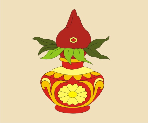 Kalash Symbols vector Free download | Free vector art, design in ...
