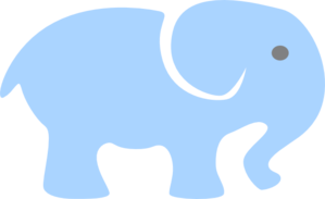 Baby Elephant Clipart Outline - Free Clipart Images