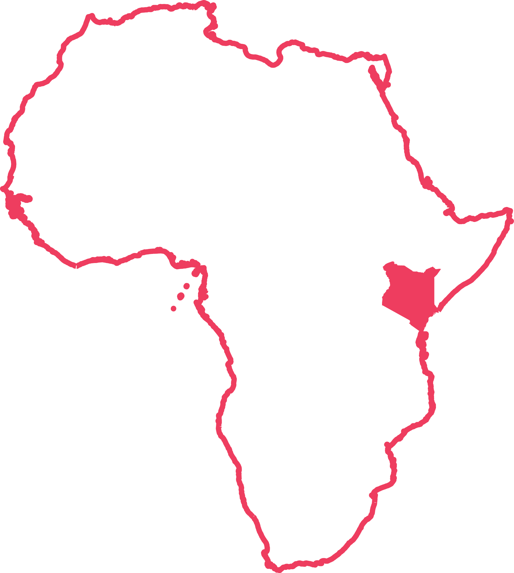 Africa Clipart Kenya Stamp Map Clipart Classroom Clip - vrogue.co