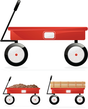 Toy Wagon Clip Art, Vector Images & Illustrations