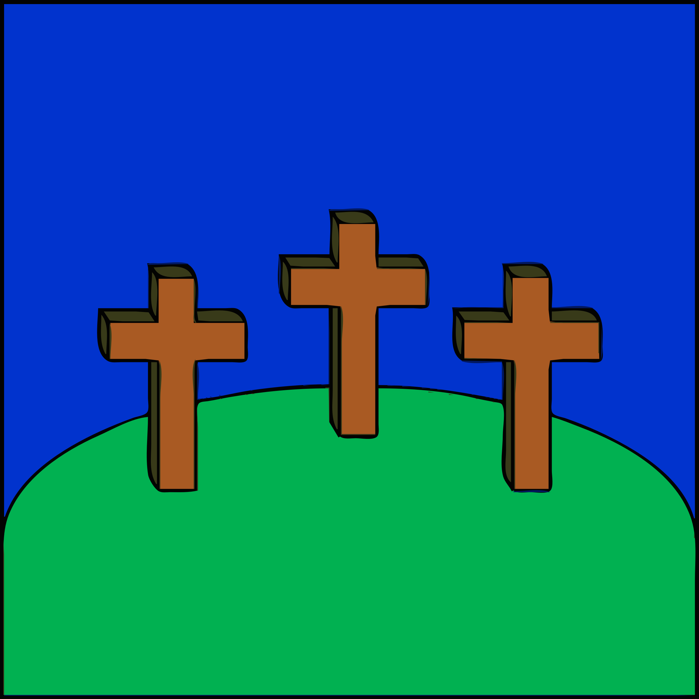 3 Crosses Clipart