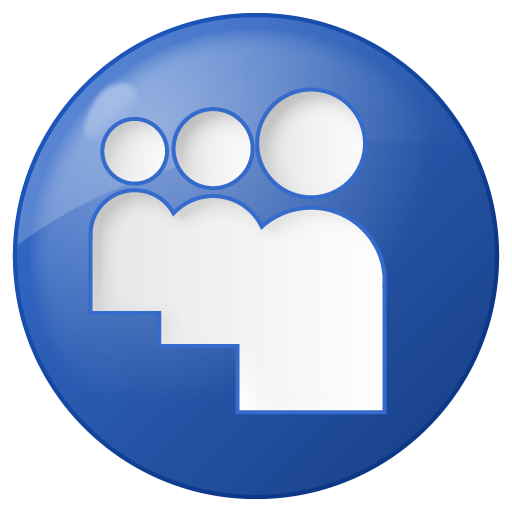Social myspace button blue Icon | Social Bookmark Iconset | YOOtheme