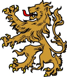 Simplistic Shield Supporters for a Custom Coat of Arms