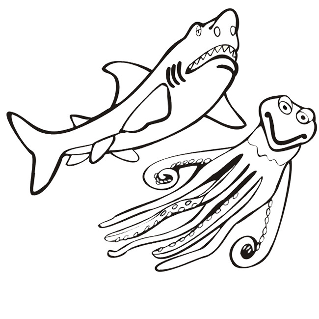 55+ Shark Shape Templates, Crafts & Colouring Pages | Free ...