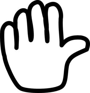 Hand clip art free