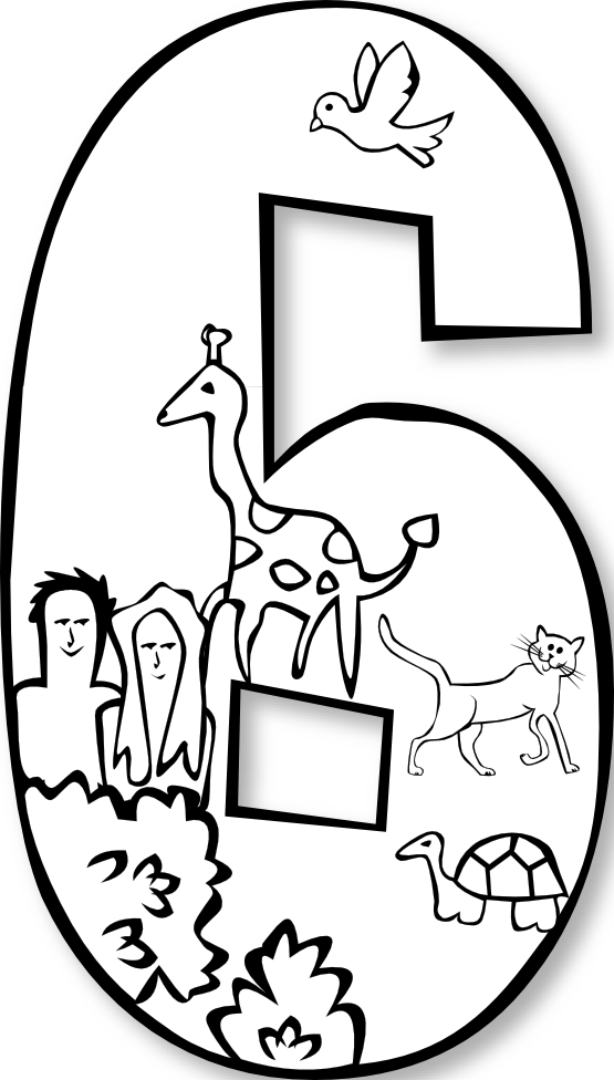 7 Days Of Creation Coloring Pages - AZ Coloring Pages